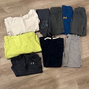 Under Armour Kids' Blue and Gray Joggers